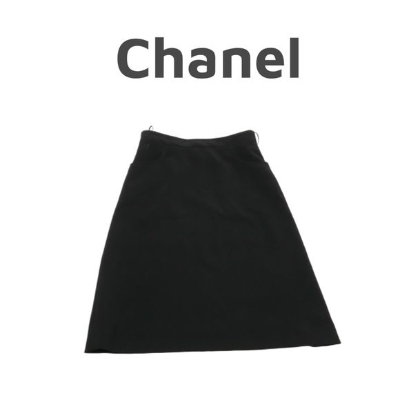 CHANEL Dresses & Skirts - Chanel Black Pencil Skirt. Sz 2